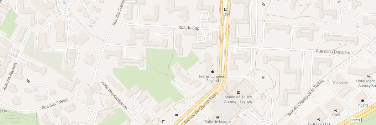 Plan du 4 All des Sorbiers à Annecy