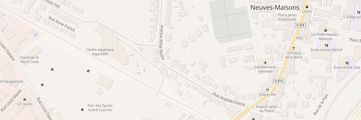 Plan du 32 Rue Anatole France à Neuves-Maisons