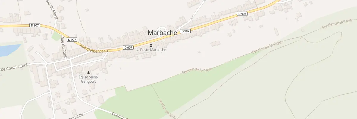 Plan du 50 Rue Clémenceau à Marbache