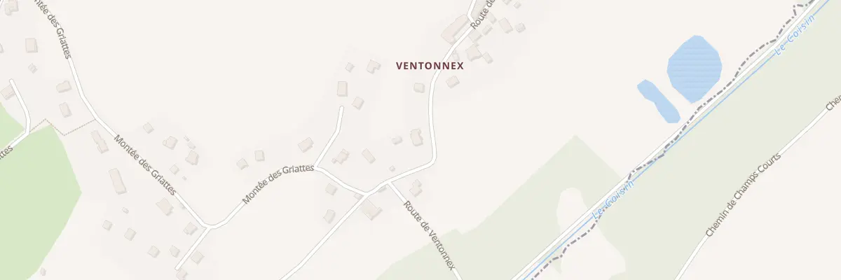Plan du 616 Rte de Ventonnex à Coise-Saint-Jean-Pied-Gauthier
