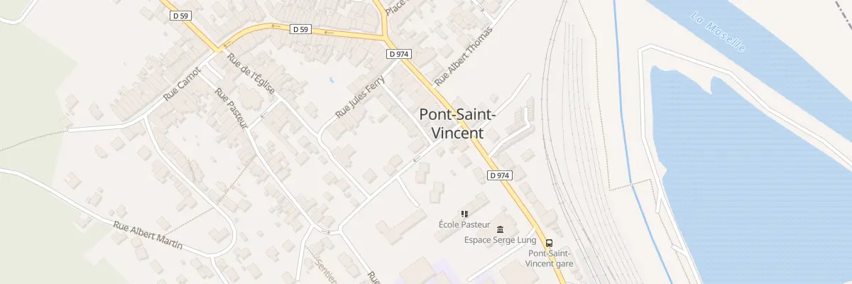 Plan du 22 Rue Porte de France à Pont-Saint-Vincent