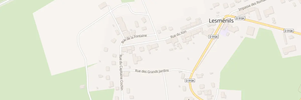 Plan du 255 Rue du Xon à Lesménils