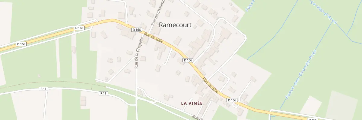 Plan du 27 Rue de Bale à Ramecourt