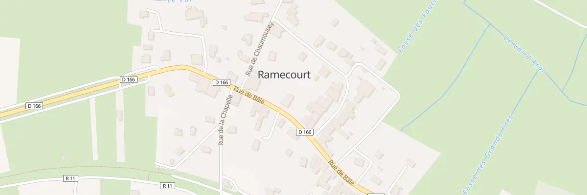 Plan du 18 Rue de Bale à Ramecourt