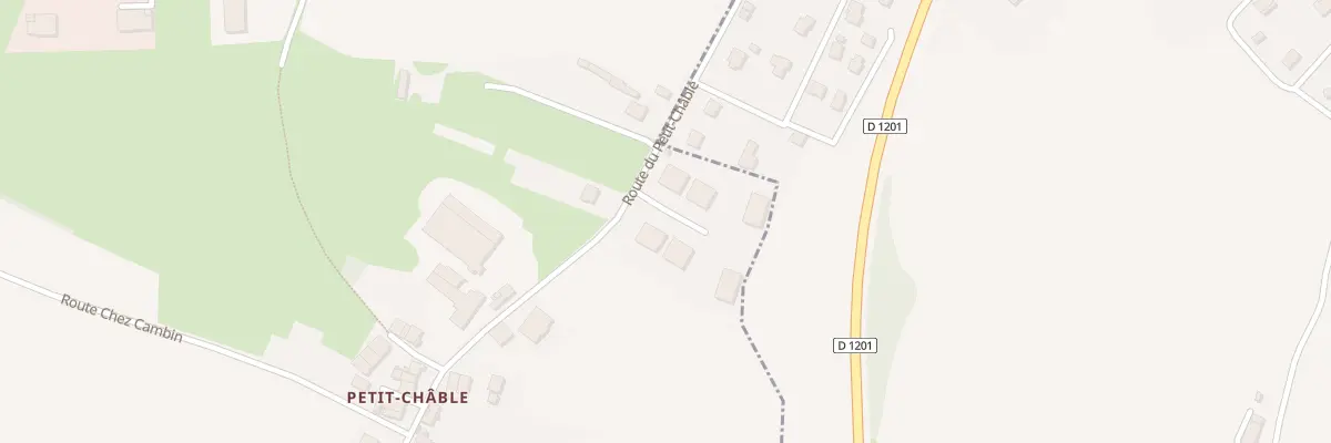 Plan du 351 Rte du Petit Chable à Présilly