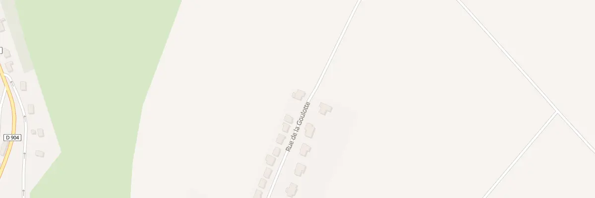 Plan du 1 Rue de la Goulotte à Vézelise