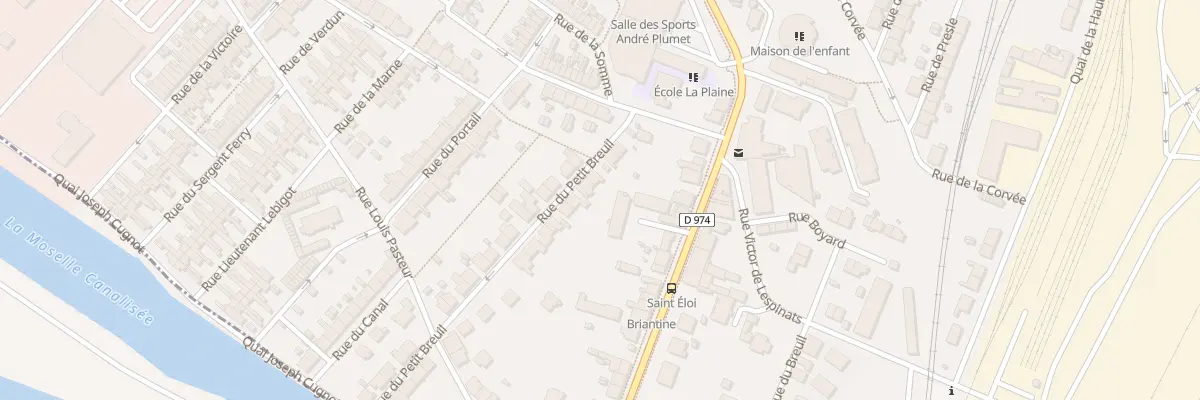 Plan du 26 Rue du Petit Breuil à Neuves-Maisons
