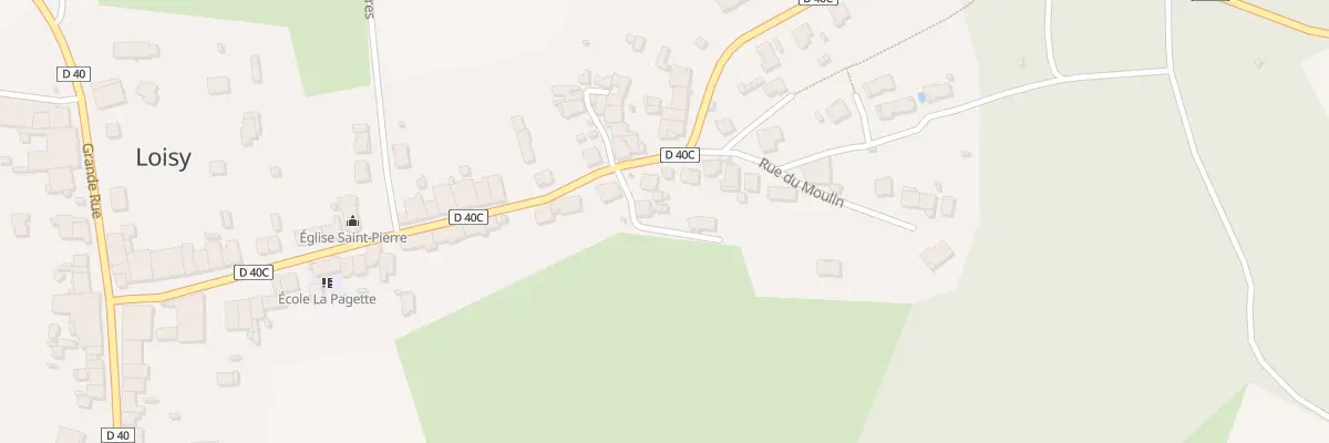 Plan du 4 Rue de la Rosière à Loisy