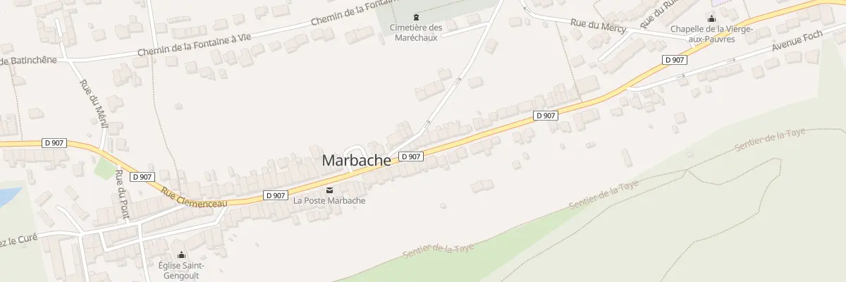 Plan du 45 Rue Clémenceau à Marbache