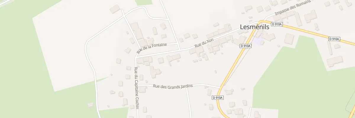 Plan du 237 Rue du Xon à Lesménils