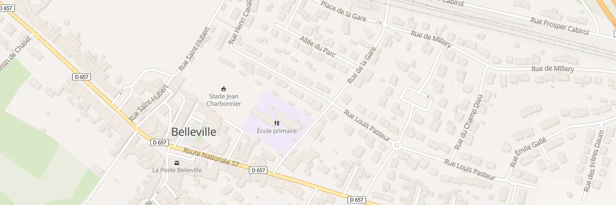 Plan du 3 Rue Henri Cavallier à Belleville