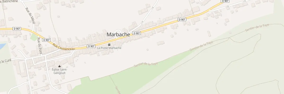 Plan du 38 Rue Clémenceau à Marbache