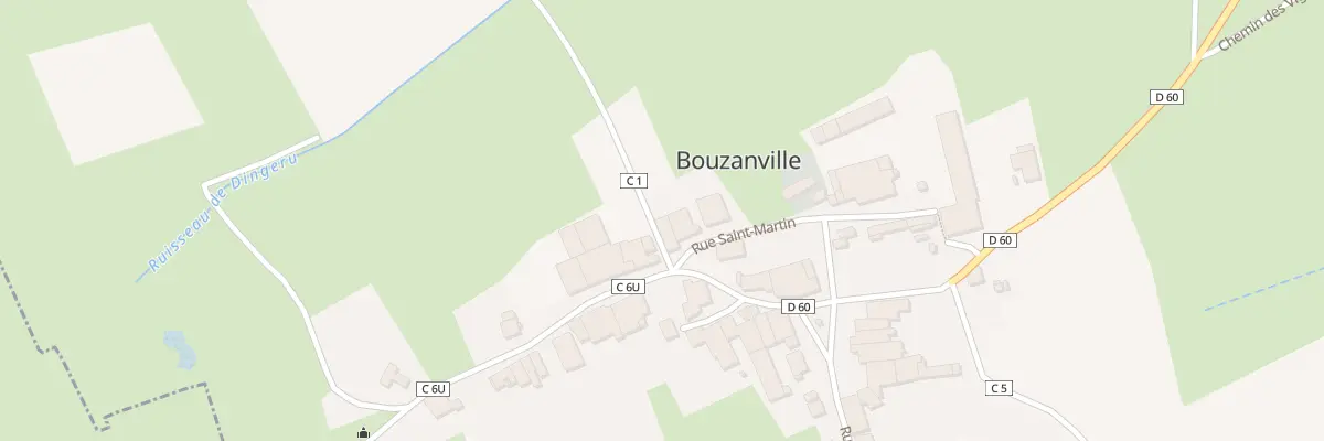 Plan du 32 Rue Saint-martin à Bouzanville