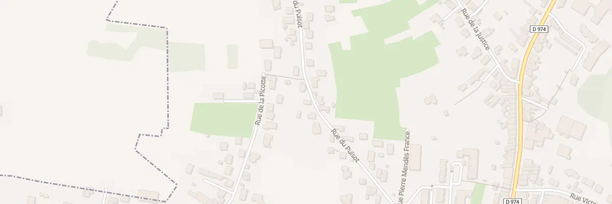 Plan du 283 Rue du Puisot à Neuves-Maisons