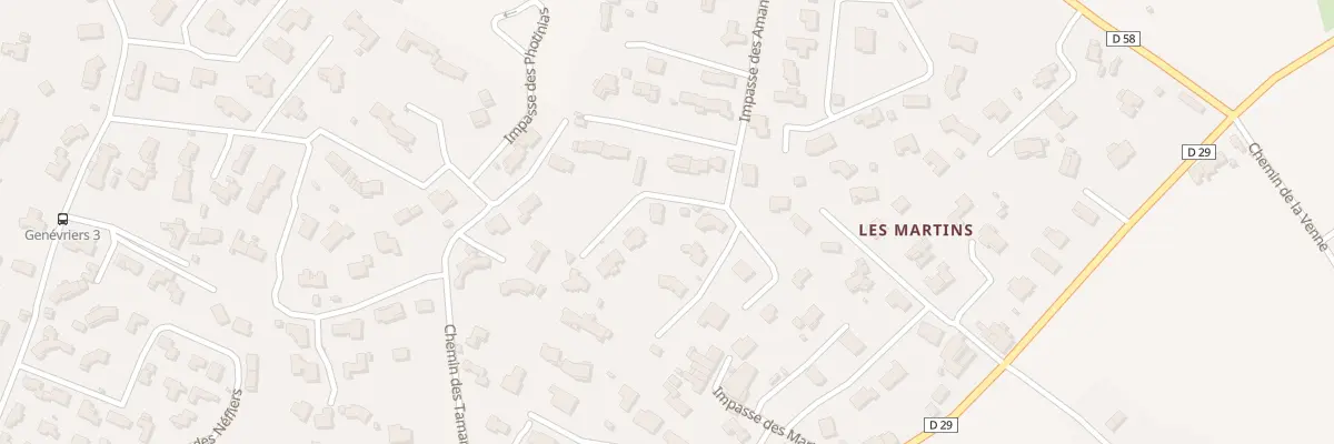 Plan du 220 Imp des Amandiers à La Crau