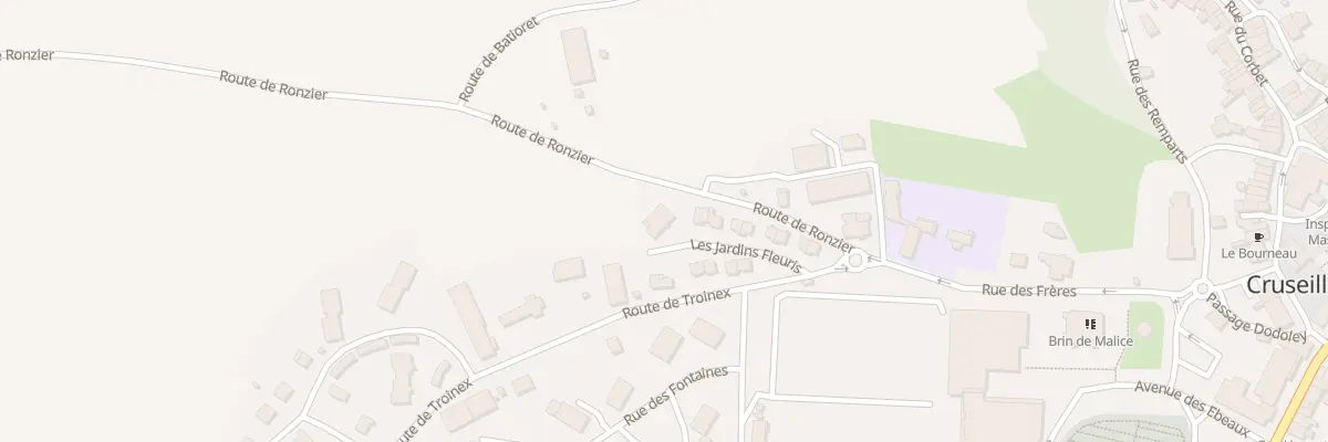 Plan du 96 Imp des Jardins Fleuris à Cruseilles