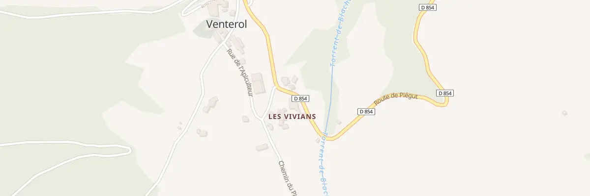 Plan du 224 Rte de Piégut à Venterol