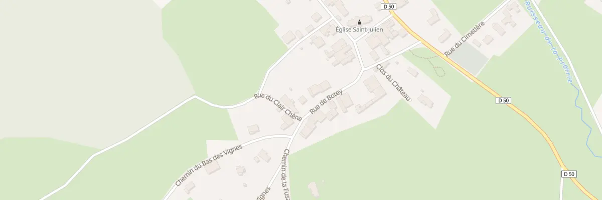 Plan du 12 Rue de Botey à Menoux