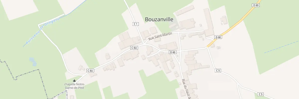 Plan du 31 Rue du Grand Puix à Bouzanville