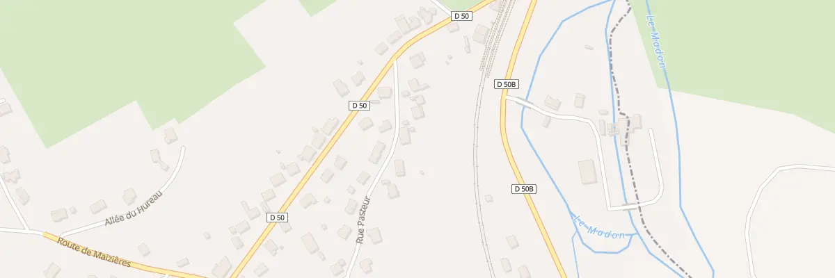 Plan du 18 Rue Pasteur à Xeuilley