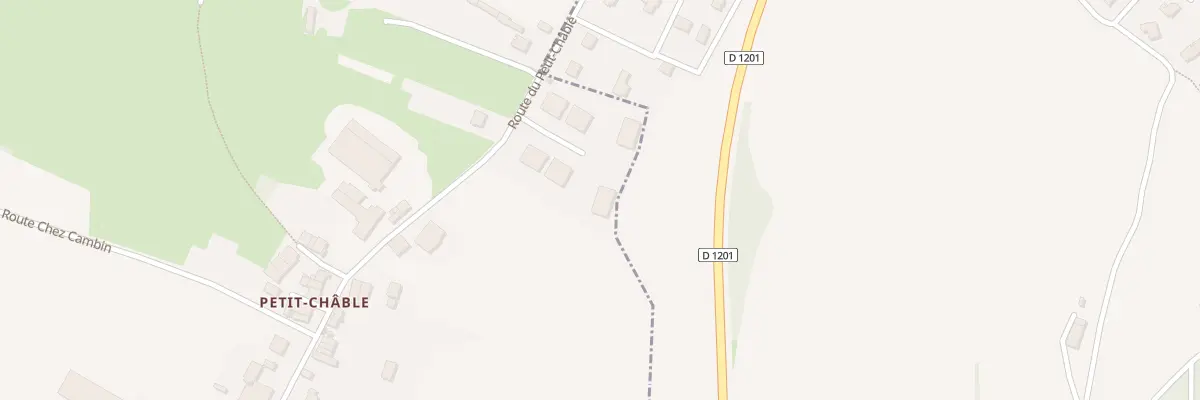 Plan du 351B Rte du Petit Chable à Présilly