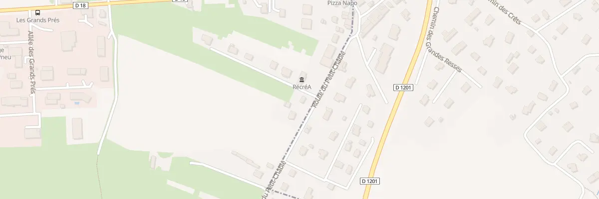 Plan du 138 Rte du Petit Chable à Présilly