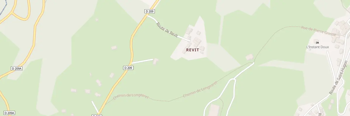 Plan du 130 Rte de Revit à La Chapelle-du-Bard