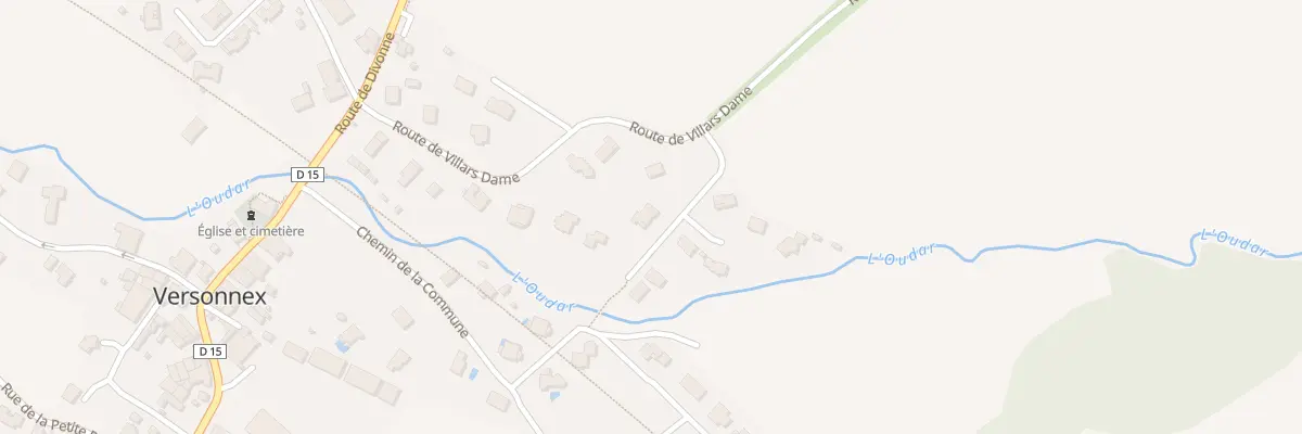 Plan du 168 Imp du Clos Simon à Versonnex