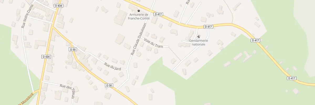 Plan du 4 Voie du Tram à Vauvillers
