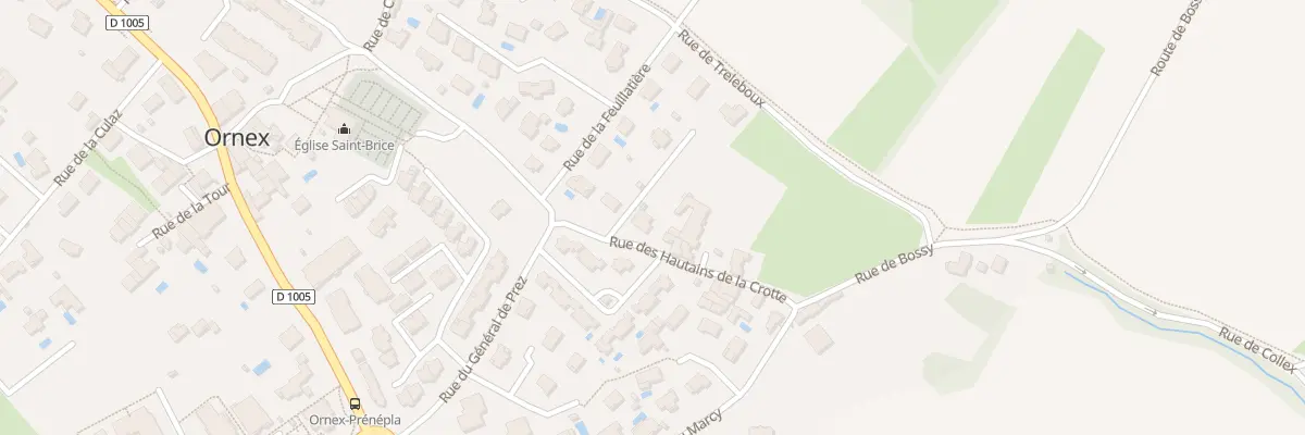 Plan du 249 Rue des Hautains de la Crotte à Ornex