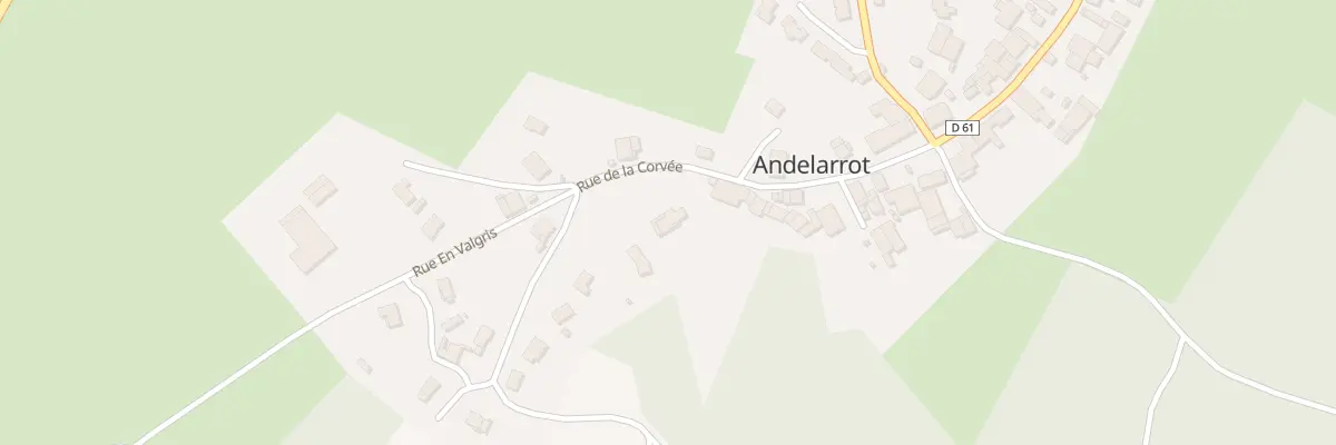 Plan du 1 Che du Bois de la Craye à Andelarrot