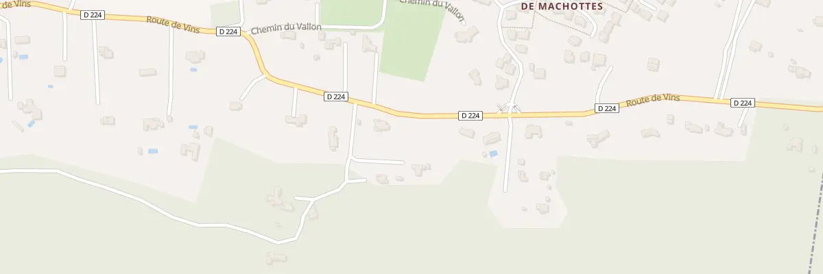 Plan du 2182 Rte de Vins au Val