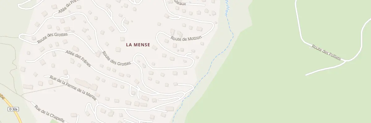 Plan du 1125 Rte de Motzon à Aillon-le-Jeune