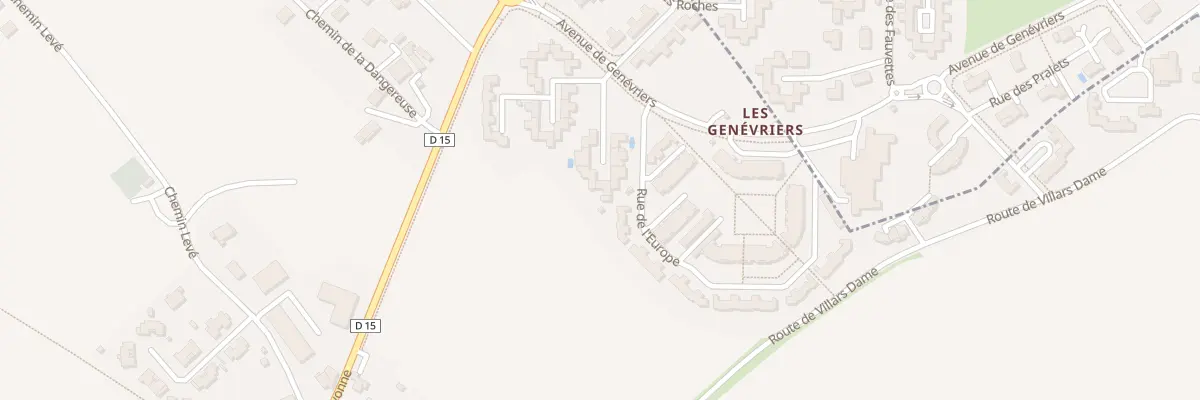 Plan du 22 Lot Genevriers Le Petit Verger à Versonnex