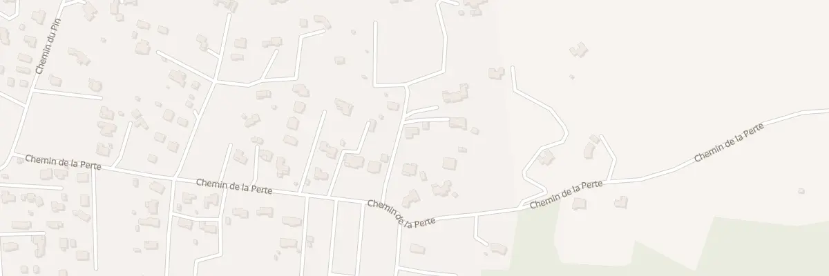 Plan du 473 Che de la Perte à Brignoles