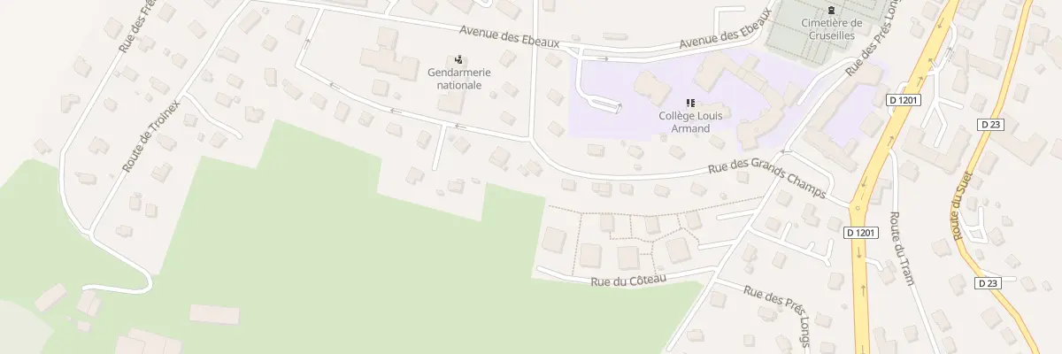 Plan du 307 Rue des Grands Champs à Cruseilles