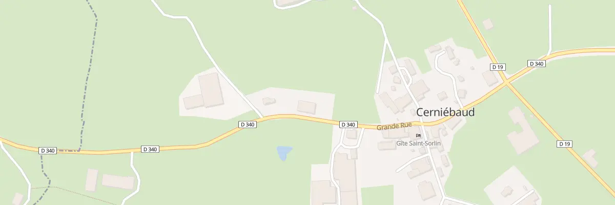 Plan du 5001 Grande Rue à Cerniébaud