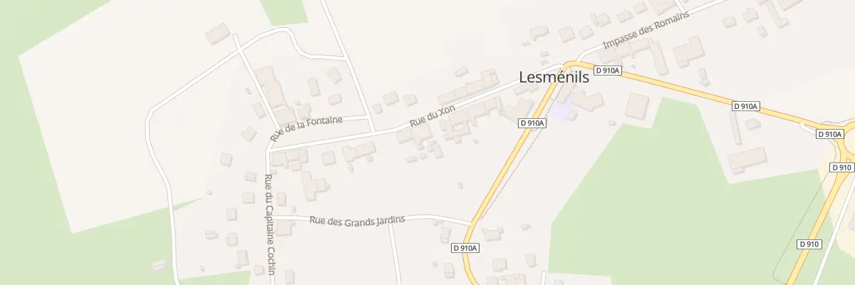 Plan du 155 Rue du Xon à Lesménils