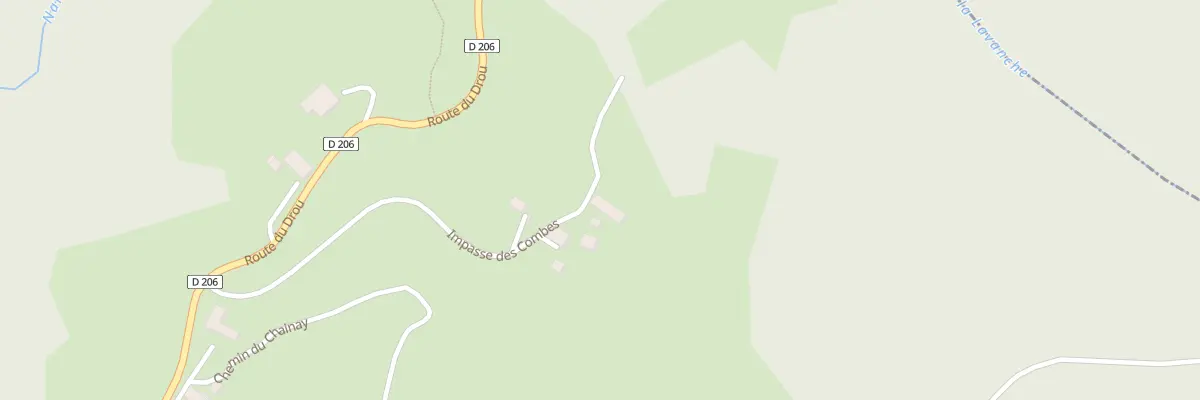 Plan du 5023 Les Combes à Aillon-le-Vieux