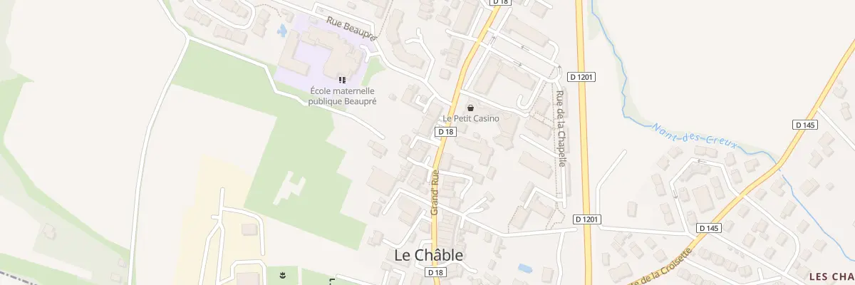 Plan du 229 Grand-Rue à Beaumont