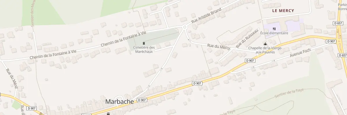Plan du 1A Rue Aristide Briand à Marbache