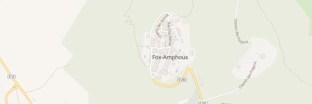 Plan du 5090 Le Village à Fox-Amphoux
