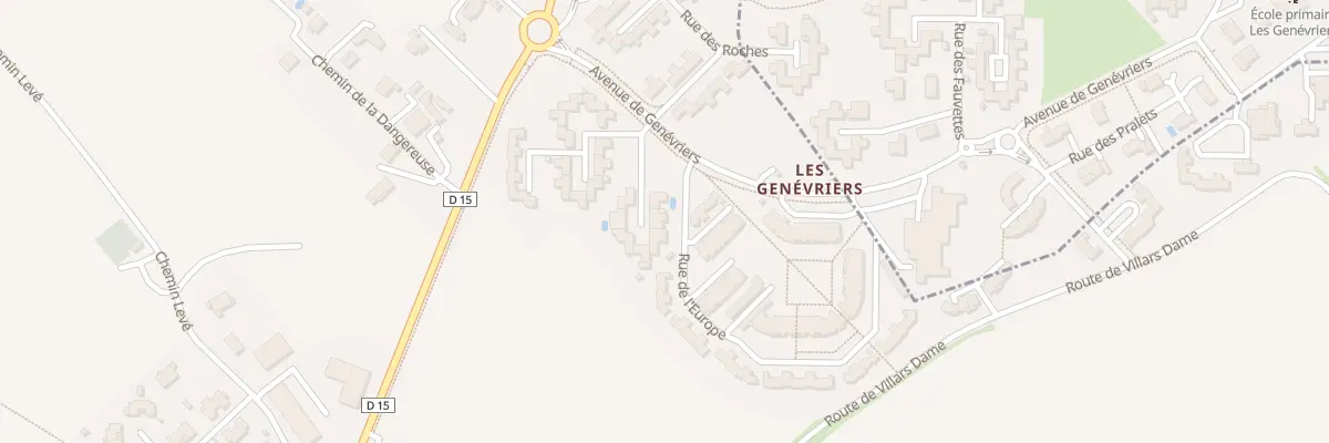 Plan du 24 Lot Genevriers Le Petit Verger à Versonnex