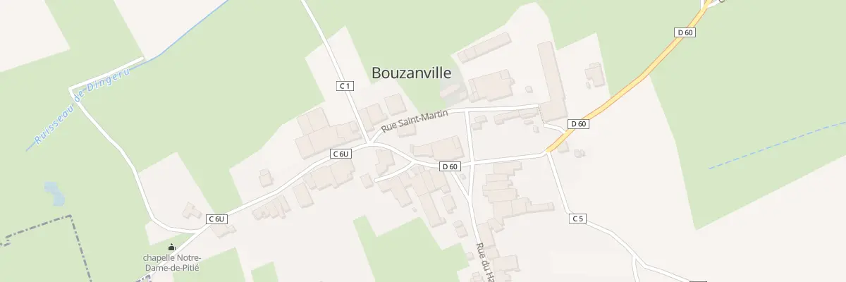 Plan du 24 Rue du Grand Puix à Bouzanville