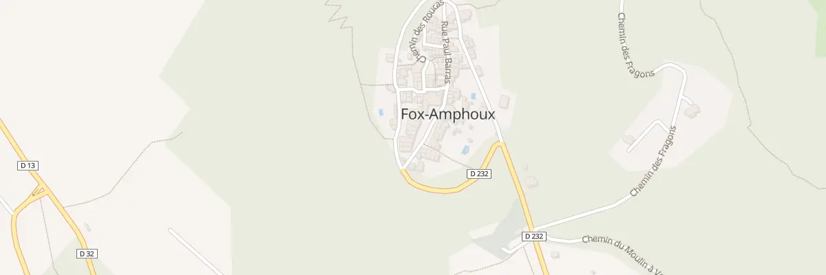 Plan du 5111 Le Village à Fox-Amphoux