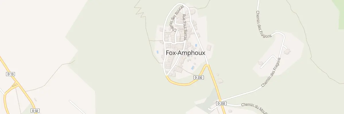 Plan du 5084 Le Village à Fox-Amphoux