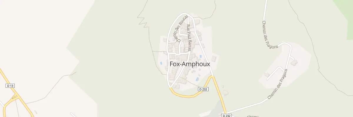 Plan du 5001 Le Village à Fox-Amphoux
