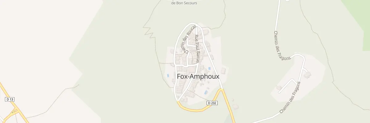 Plan du 6047 Le Village à Fox-Amphoux