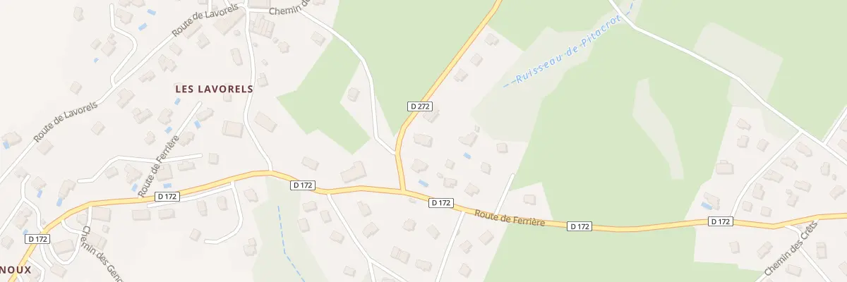Plan du 80 Rte de la Mandallaz à Cuvat