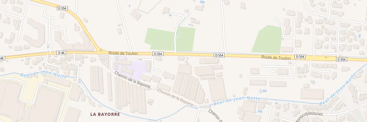 Plan du 441 Rte de Toulon à Hyères